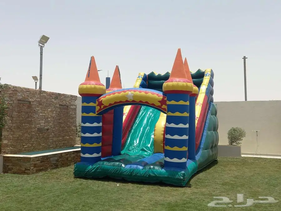 نطيطات تأجير زحليقه مائيه ملعب صابوني 0