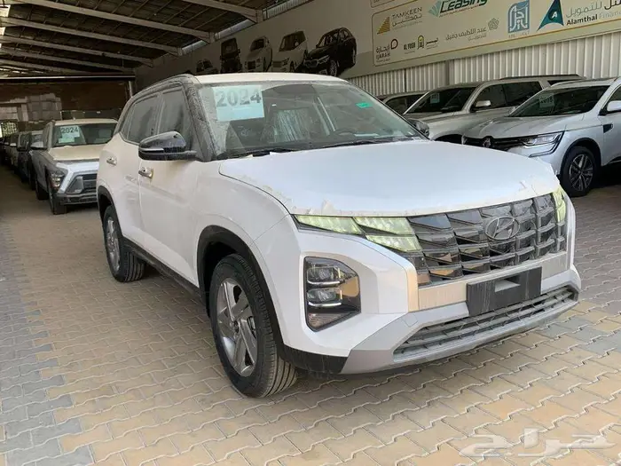 هيونداي كريتا كمفورت 2024 فل كامل ابيض سقف اسود 1