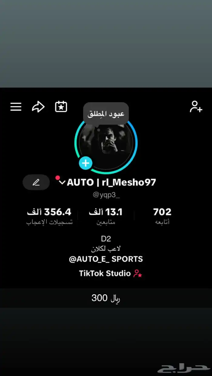 حسابات تيك توك 1