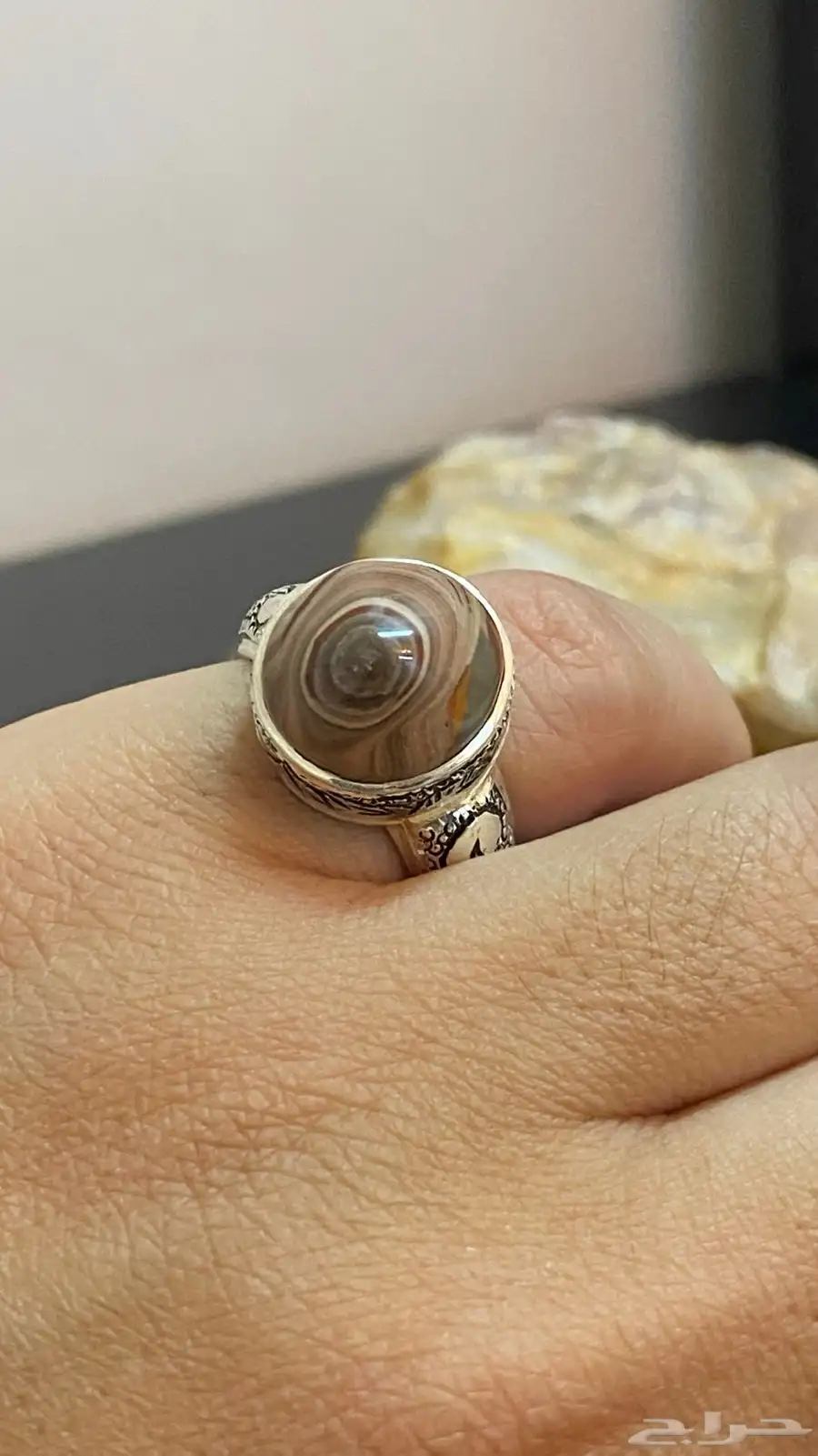 خاتم عقيق حبه صغيره 2