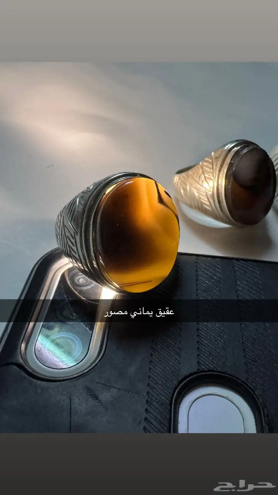 خواتم عقيق وفيروز 4