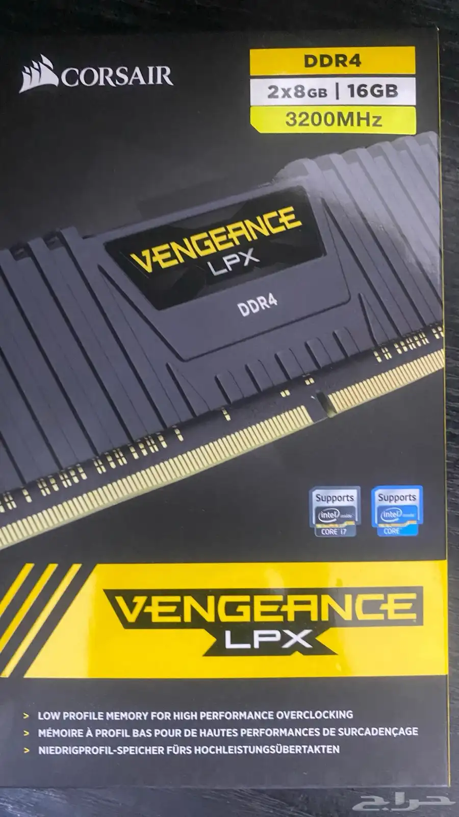 كورسير DDR4 16GB (8 2) 3200Mhz رام 0