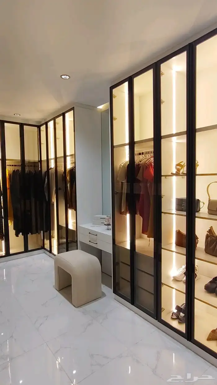 دواليب الملابس غرفة النوم الخزائن ديكورات 11