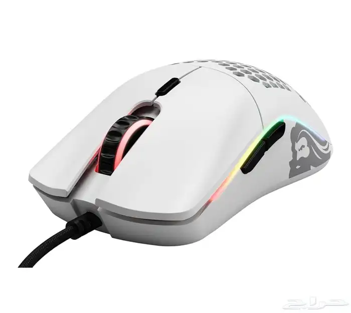 كيبورد رد دراقون و ماوس قلوريس مودل o- كلهم ب اللون الابيض 0