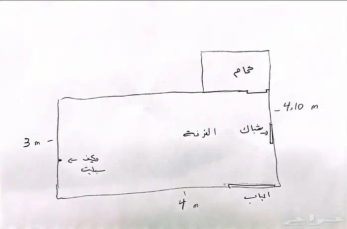 غرفة و حمام بركس جديدة 5