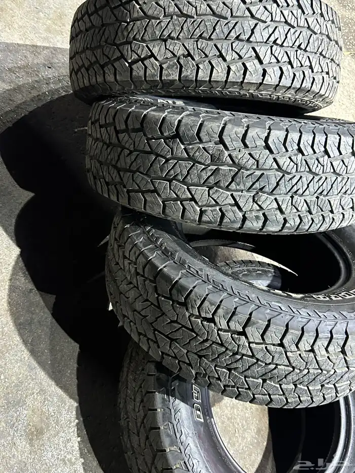 كفرات نص حجري هنكوك مقاس 265 70 17 24