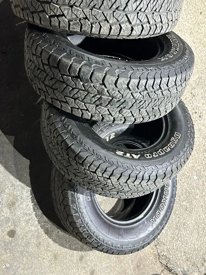 كفرات نص حجري هنكوك مقاس 265 70 17 6