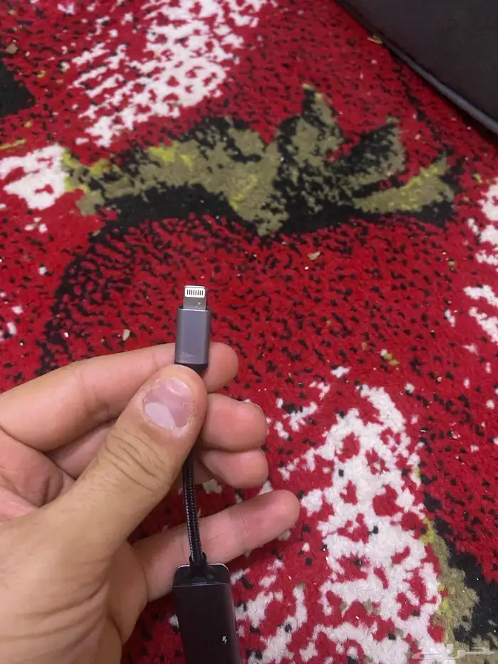 وصلة آيفون شاحن وسماعة 3