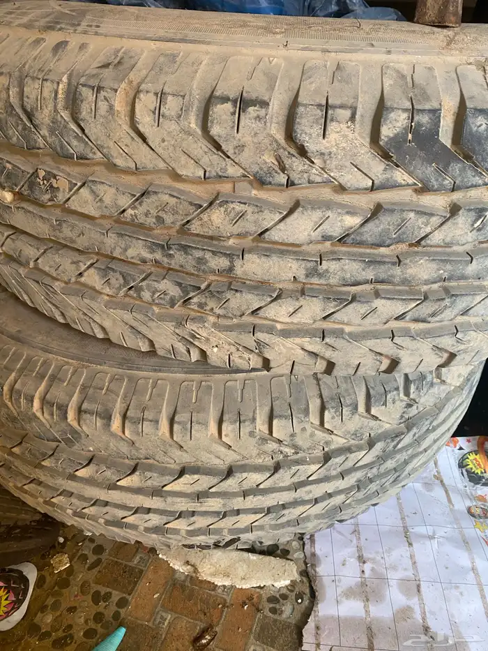 جنط مع كفرات مقاس 16 خمسة بسمار 10