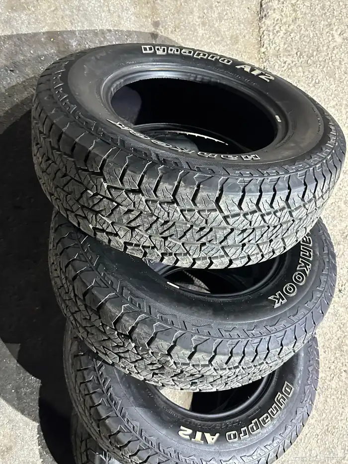كفرات نص حجري هنكوك مقاس 265 70 17 25