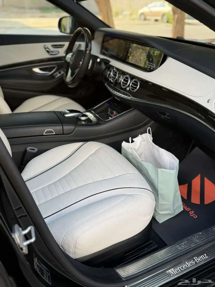 مرسيدس S500 2015 نظيف جدا  لوحات إماراتيه 7