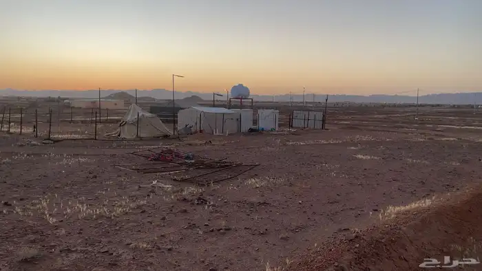 ارض و مخيم ارينبه جنوب حايل بيع حد 18 الف او لاستثمارات شهري 1