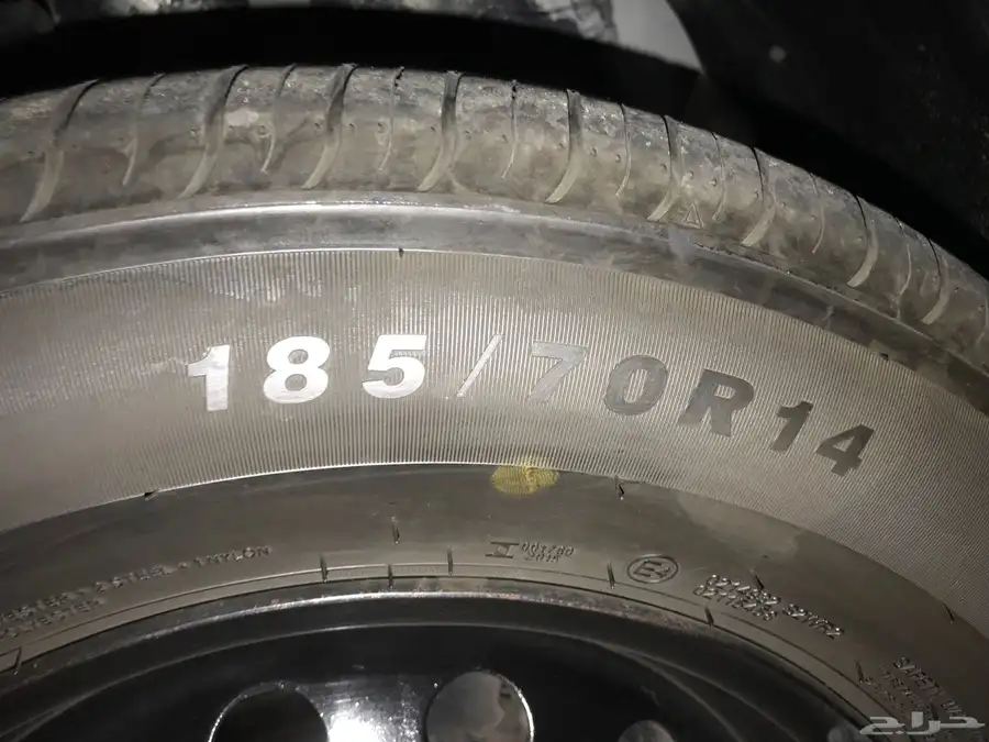 اربع كفرات جدد مالهن اسبوعين مقاس 14 1