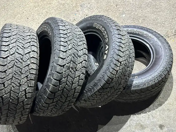 كفرات نص حجري هنكوك مقاس 265 70 17 2