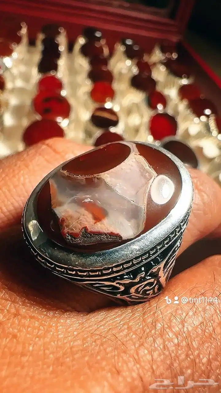 خواتم عقيق 43