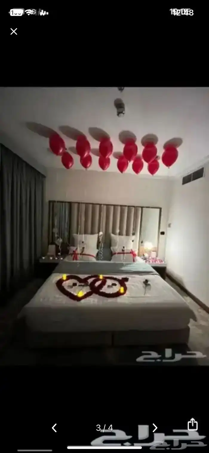 تنسيق ذكرى زواج وتجهيز غرف عرسان 1