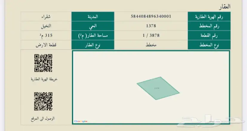ارض في مخطط الجامعة في محافظة شقراء(من المالك مباشرة) 0