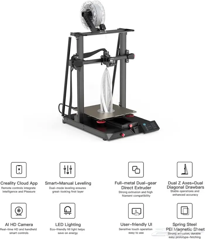 طابعة 3D من كرياليتي cr-10 smart pro 2