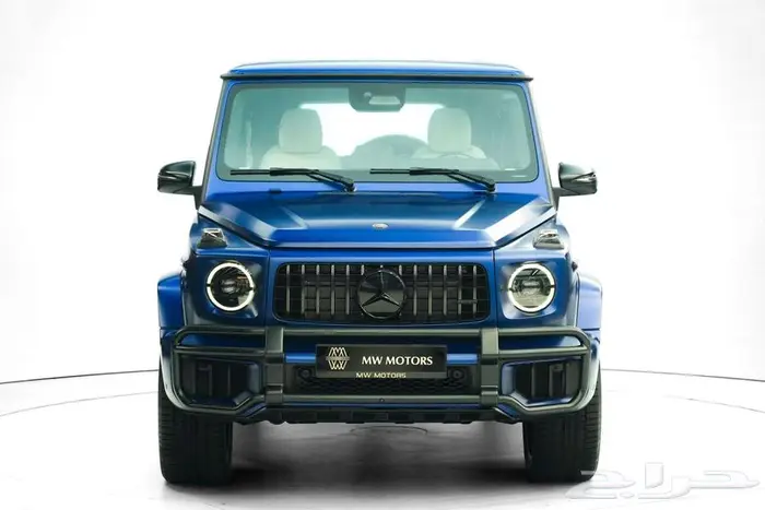مرسيدس G 63 موديل 2025 أصفار خليجي أزرق ماجنو أبيض 1