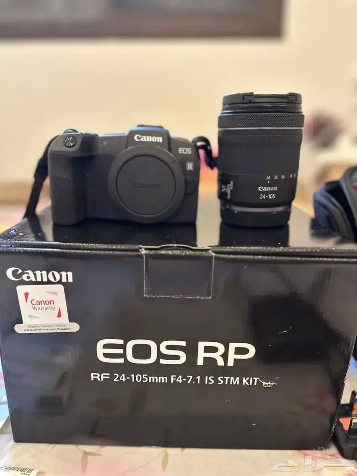 كاميرا كانون EOS RP مع عدسة RF 24-105mm F4-7.1 IS 1