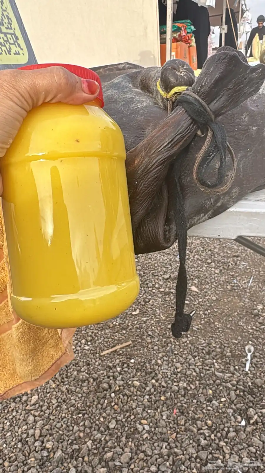 زبده وسمن بالجمله غنم 3