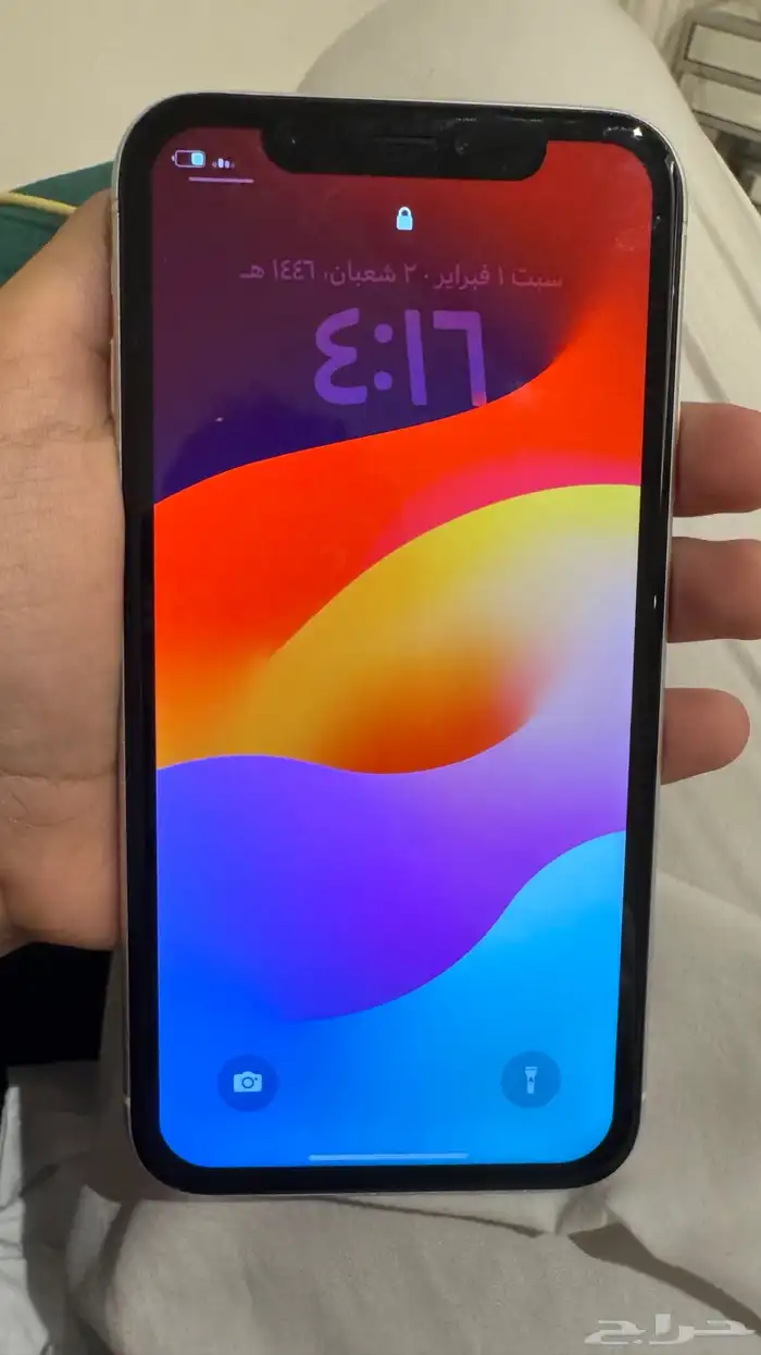 ايفون xr الجوال نضيف و بطاريته 82 4
