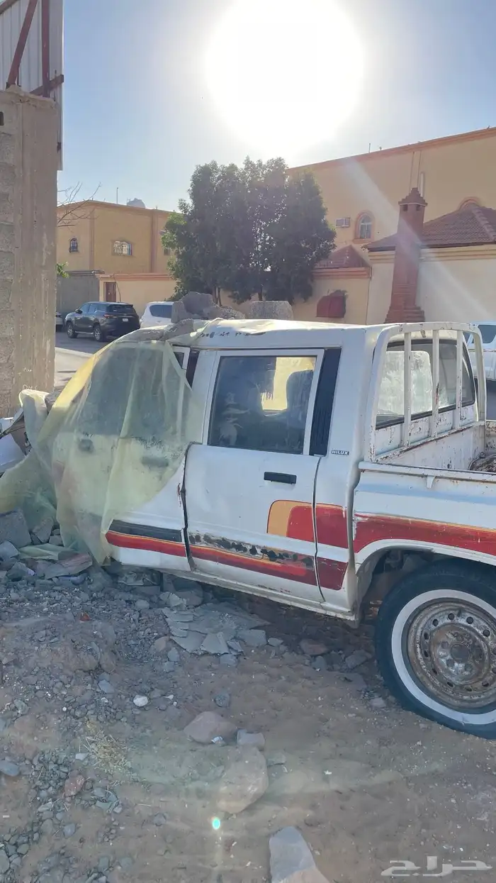 للبيع تايوتا موديل 88مصدومه من قدام ماكينه قير دفرنش سليمات 2