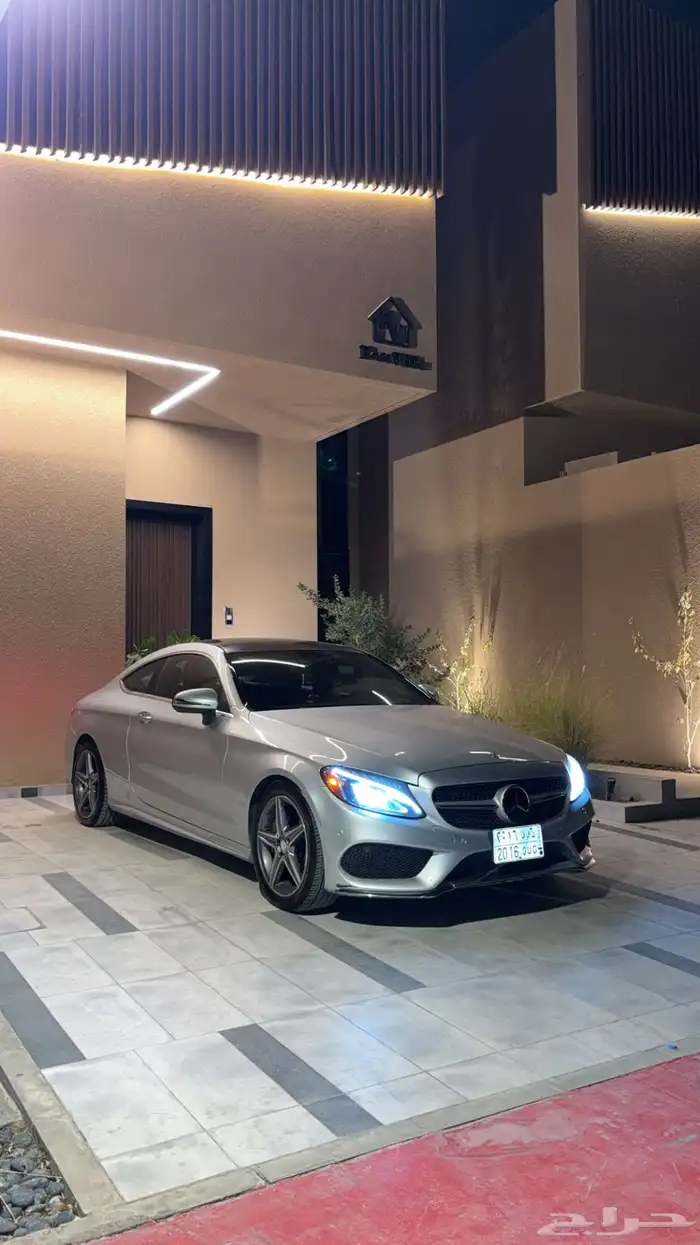 مرسيدس كوب C300 . 3فصوص عداد 130الف بدي خالي من الرش 3
