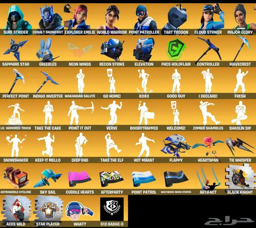 حساب فورت نايت 1