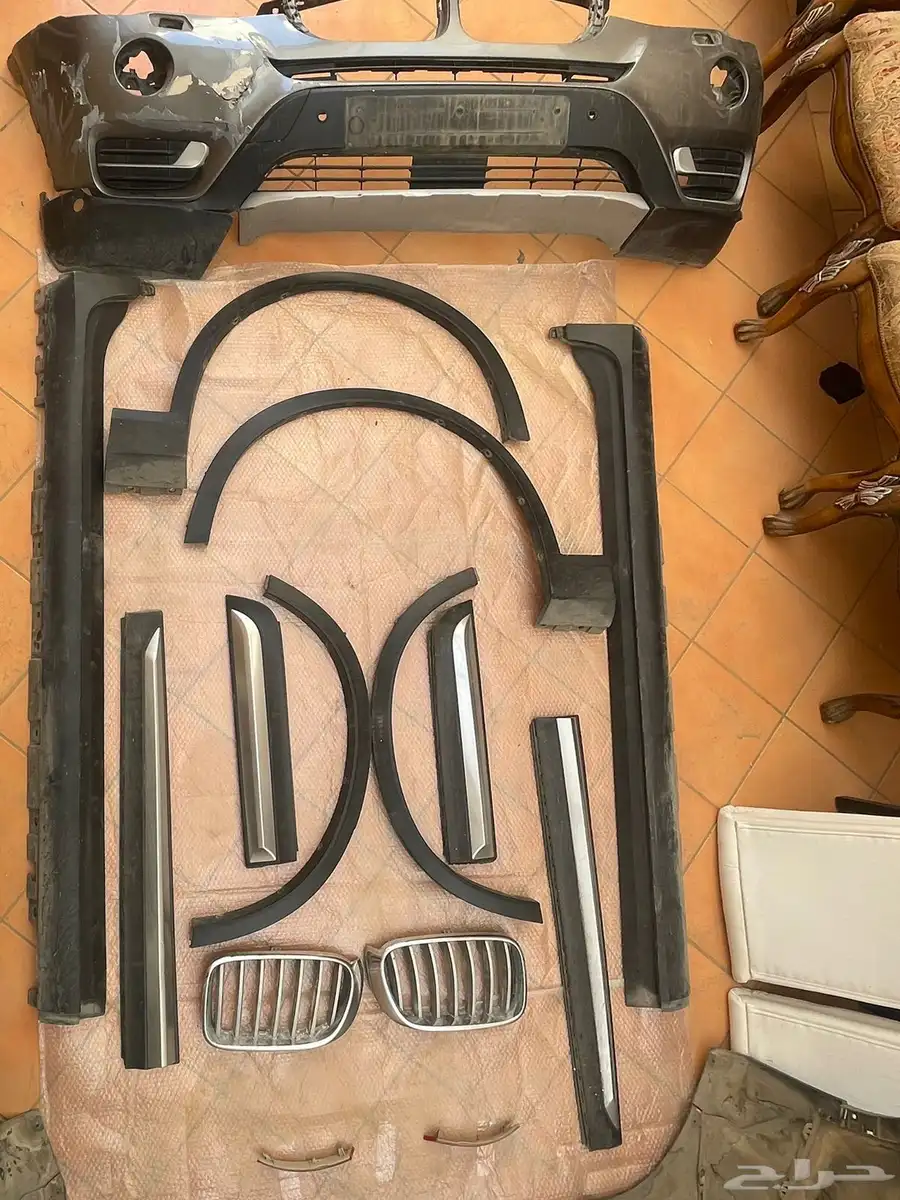 صدام وقطع اصليه بي ام دبليو BMW X3 تشليح 4