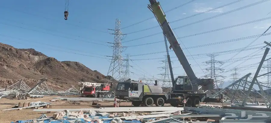 ايجار كرين 55 طن و 35طن 7