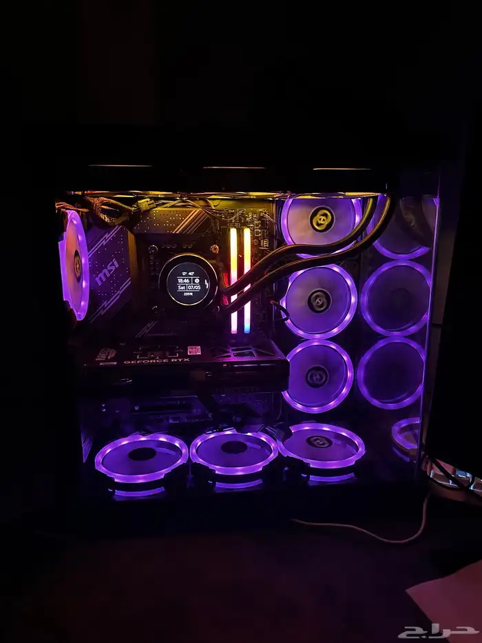 بيسي كرت 4070s معالج i5-14600k  تم البيع 0