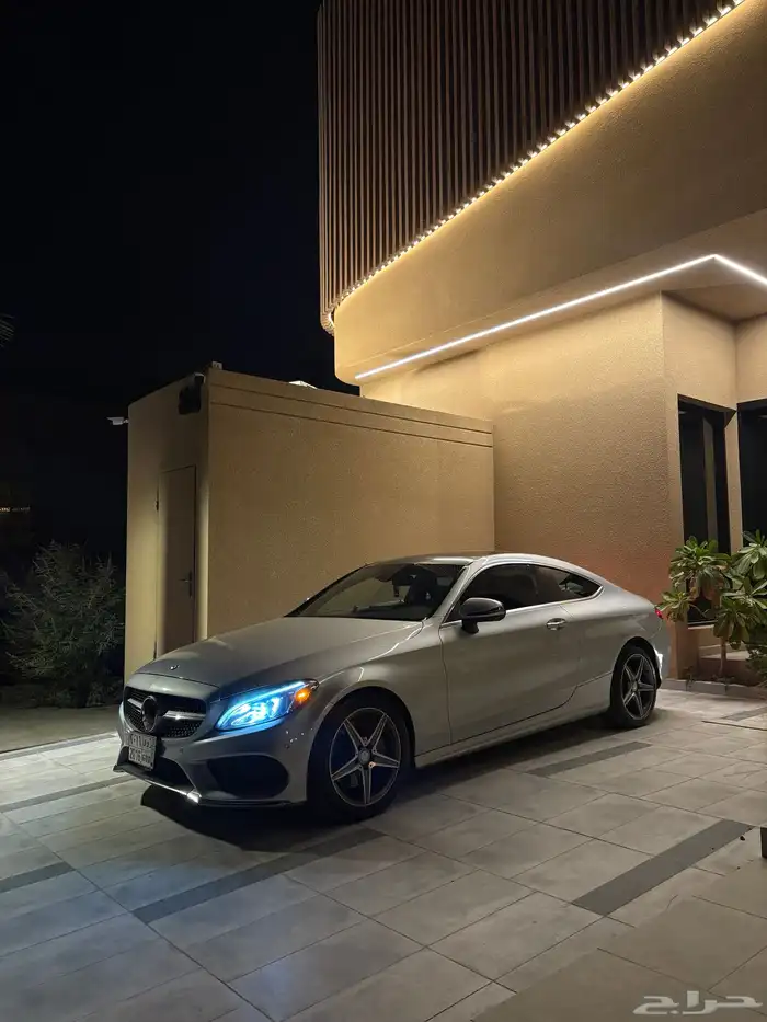 مرسيدس كوب C300 . 3فصوص عداد 130الف بدي خالي من الرش 0