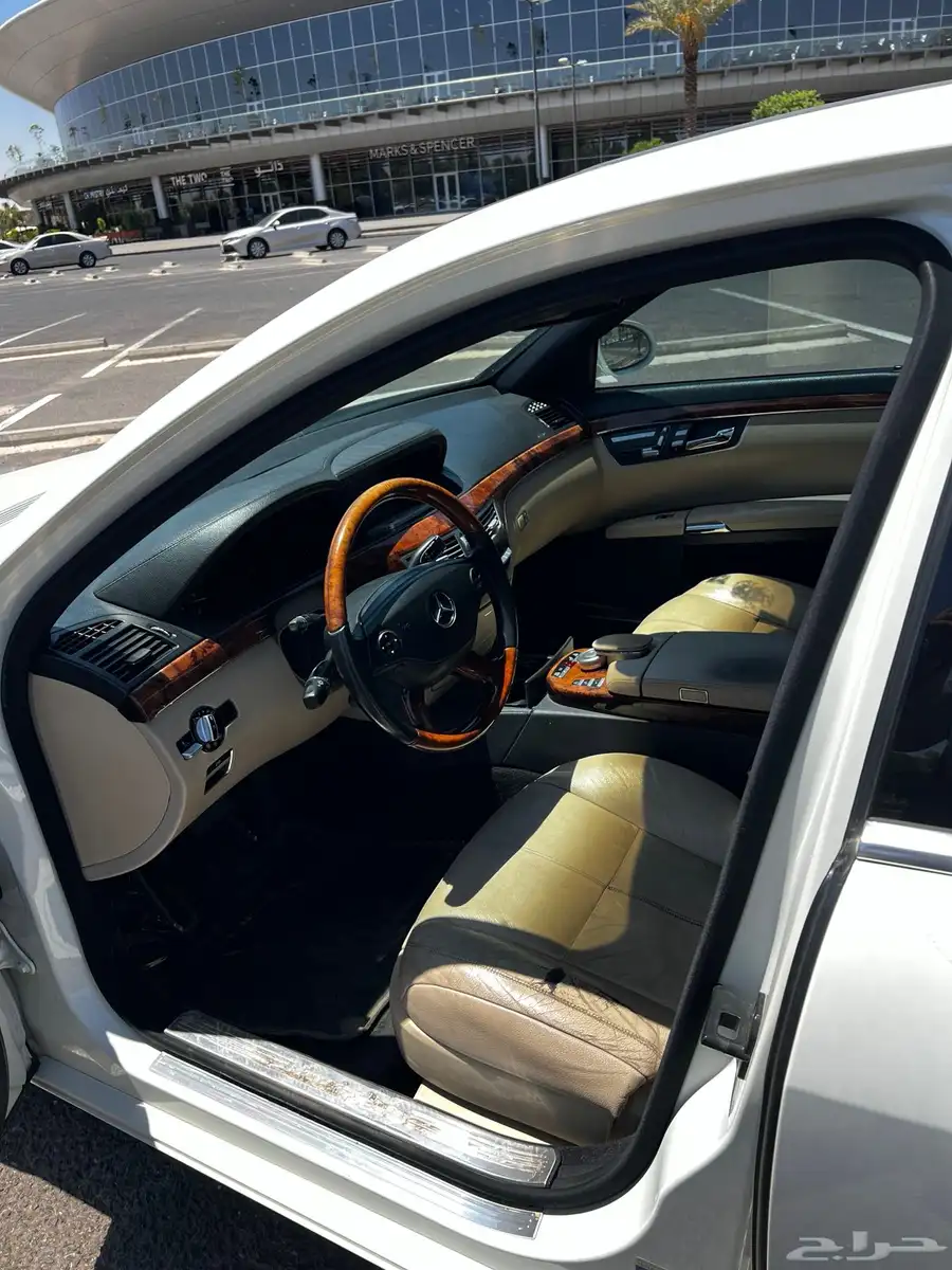 مرسيدس S 350 2008 أبيض 12