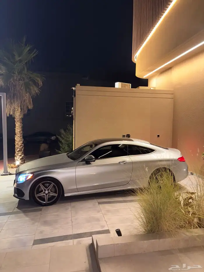 مرسيدس كوب C300 . 3فصوص عداد 130الف بدي خالي من الرش 1