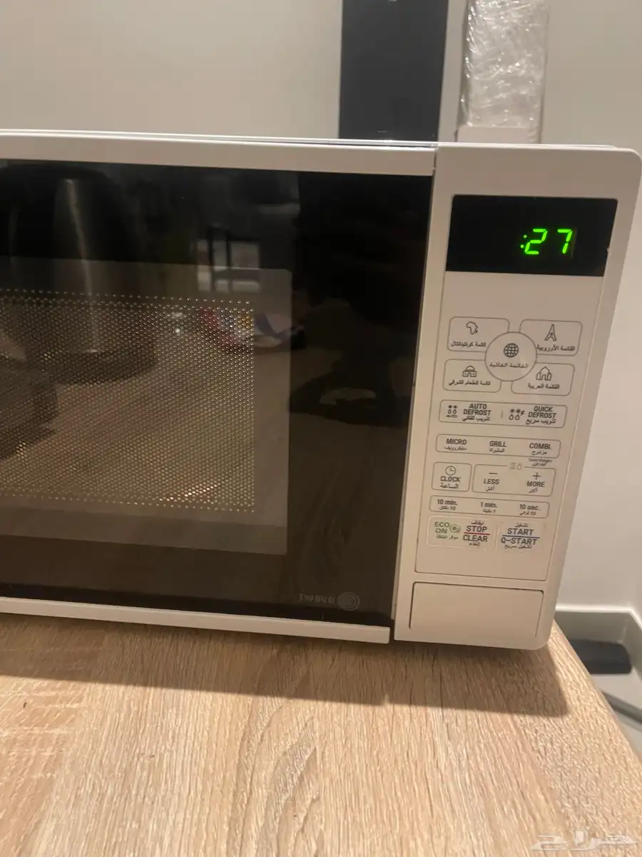 مايكرو وايف وشواية Microwave شركة LG 1150 واط 220  ولت 0