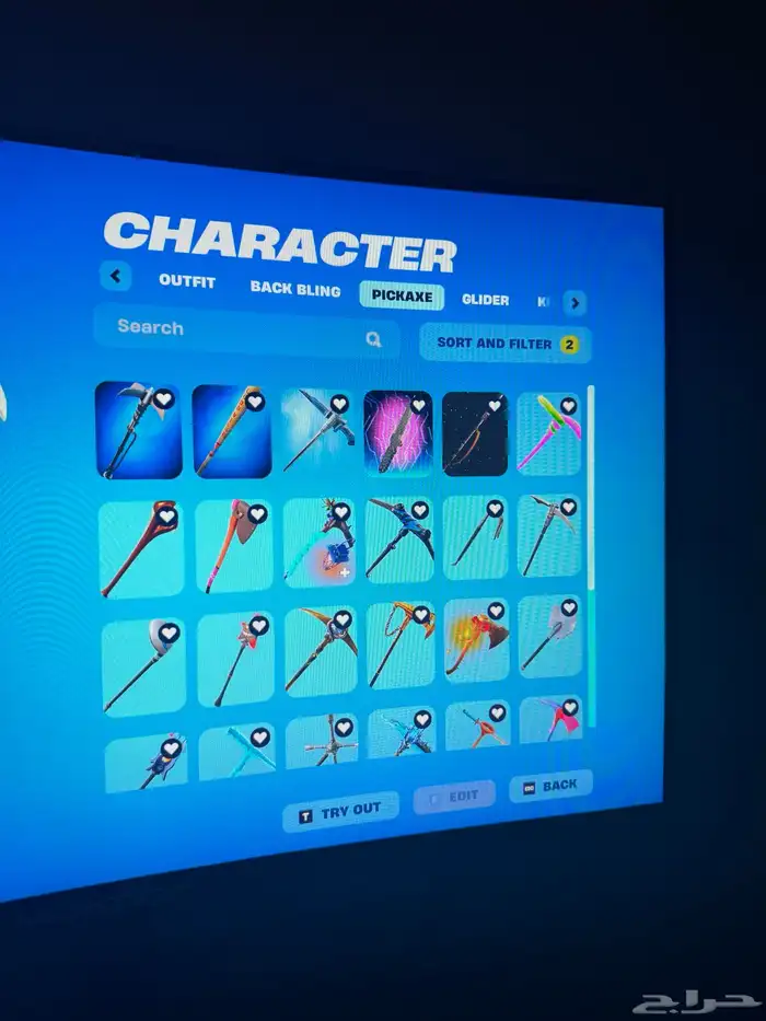 حساب أساسي فورتنايت شخصي 244سكن السيزون الرابع الين الأخير 17