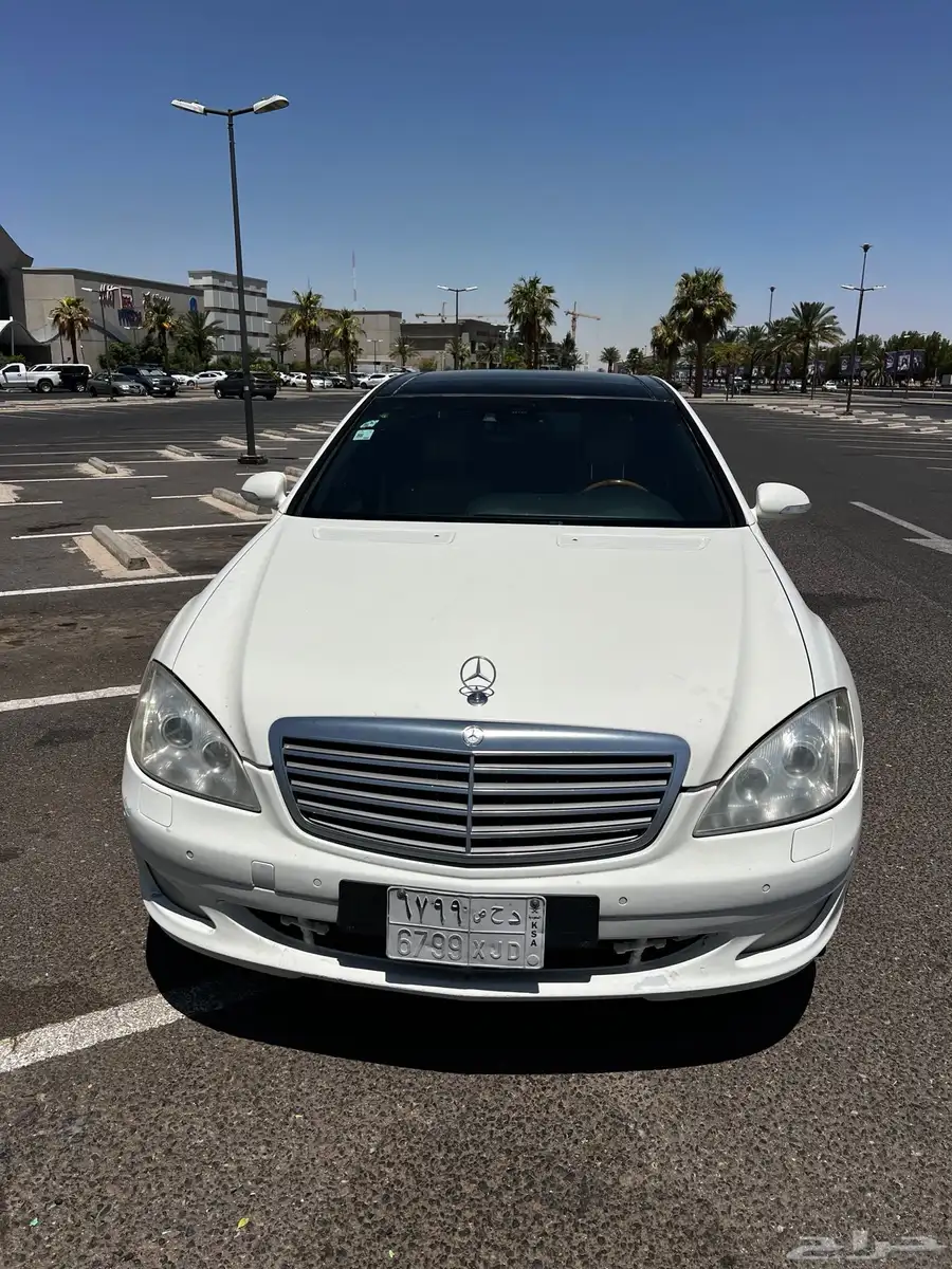 مرسيدس S 350 2008 أبيض 4