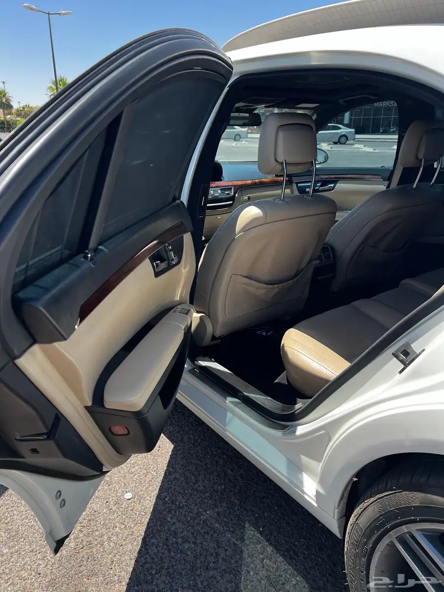 مرسيدس S 350 2008 أبيض 15