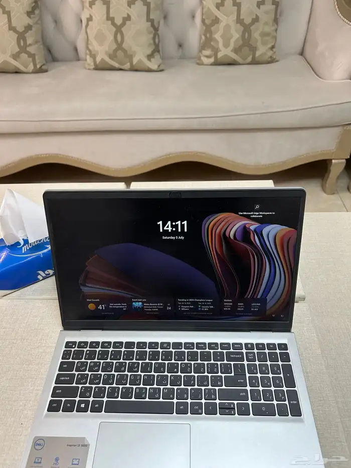 للبيع لابتوب ديل انسبايرون شريته من جرير 1