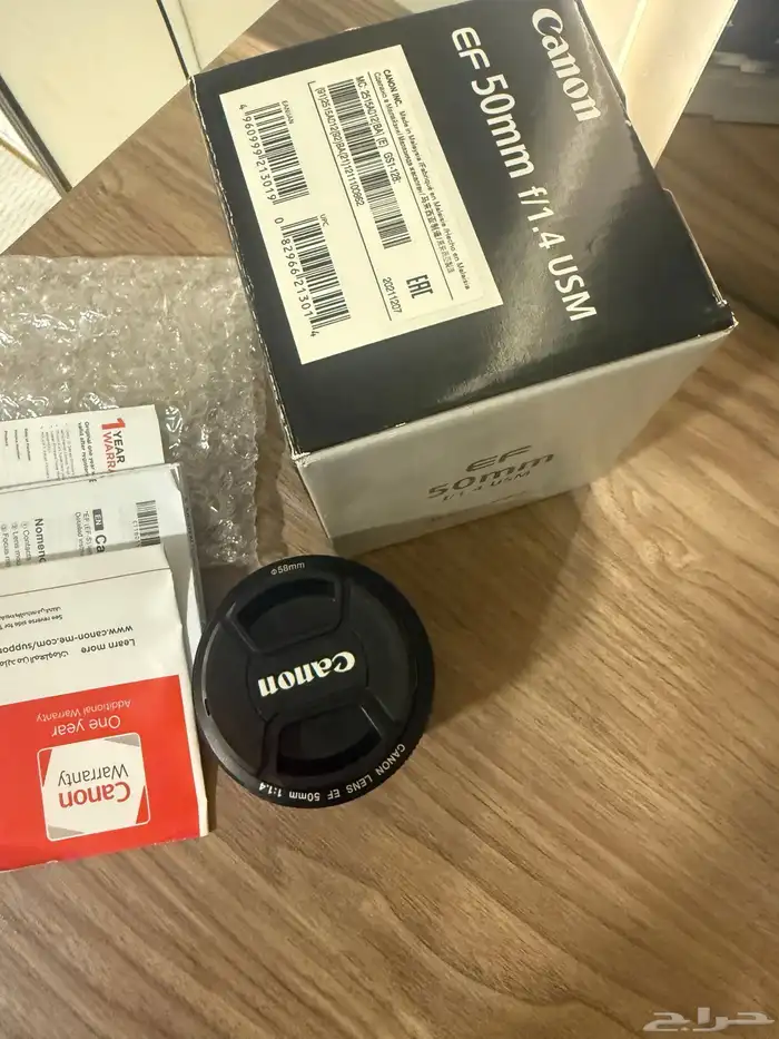 عدسة كانون 50mm 1