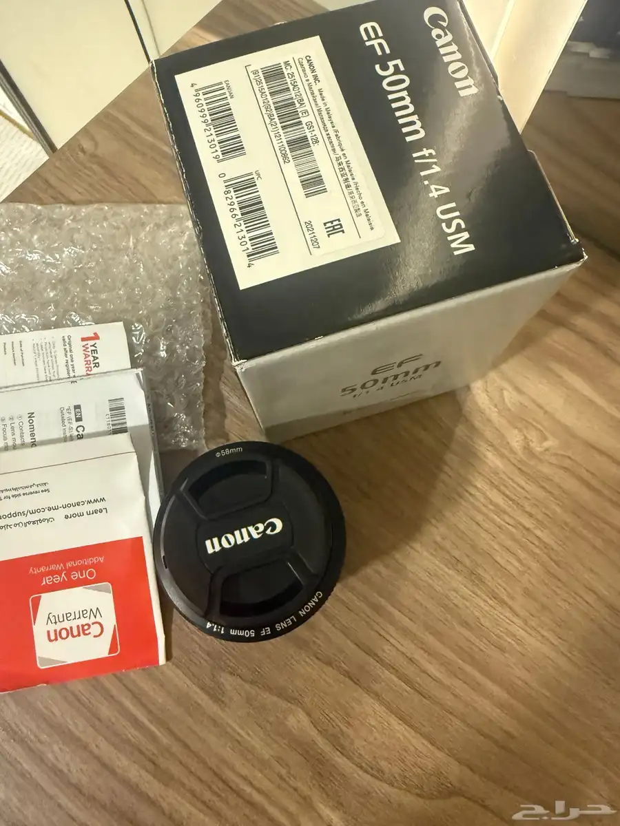 عدسة كانون 50mm 1
