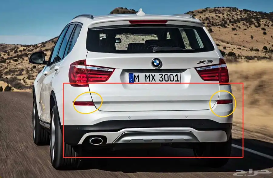 صدام وقطع اصليه بي ام دبليو BMW X3 تشليح 6