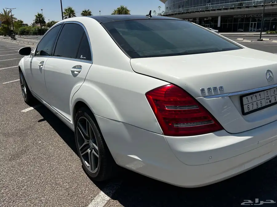 مرسيدس S 350 2008 أبيض 10