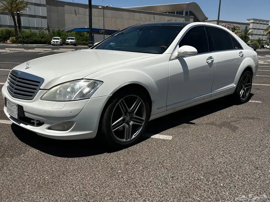 مرسيدس S 350 2008 أبيض 6