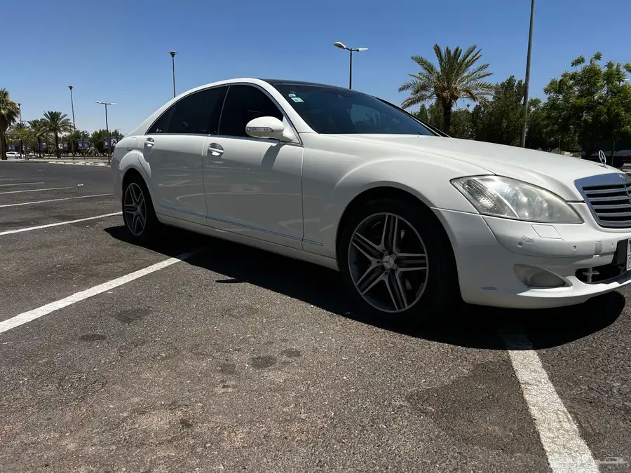 مرسيدس S 350 2008 أبيض 3