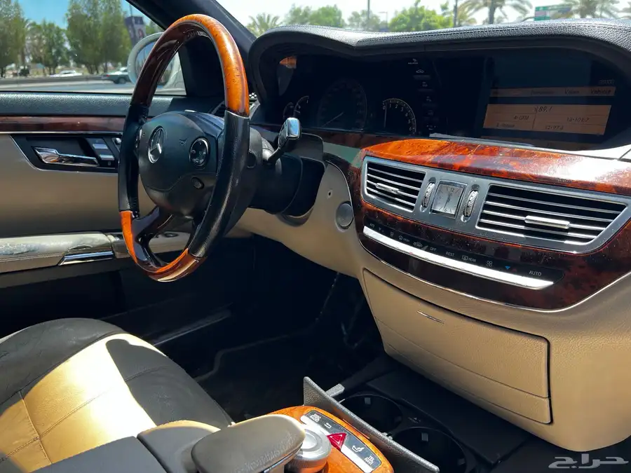 مرسيدس S 350 2008 أبيض 1