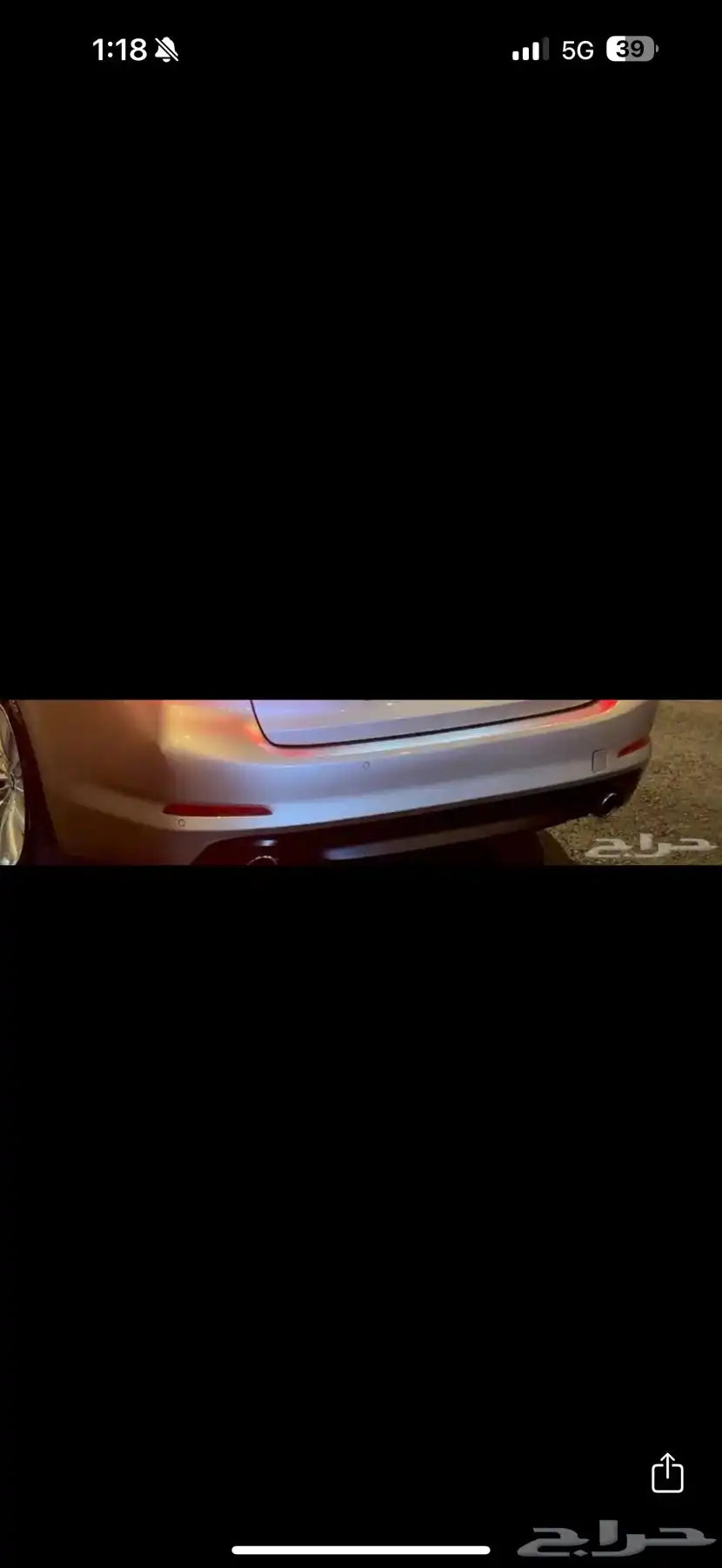 صدامين bmw 520i 2018 نظيفة للبيع 1