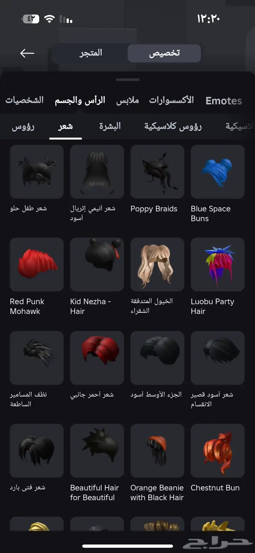 حساب روبلوكس 15
