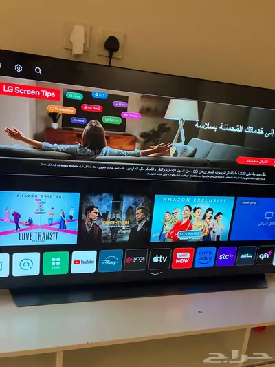 تلفزيون LG OLED C1 استخدام خفيف 0